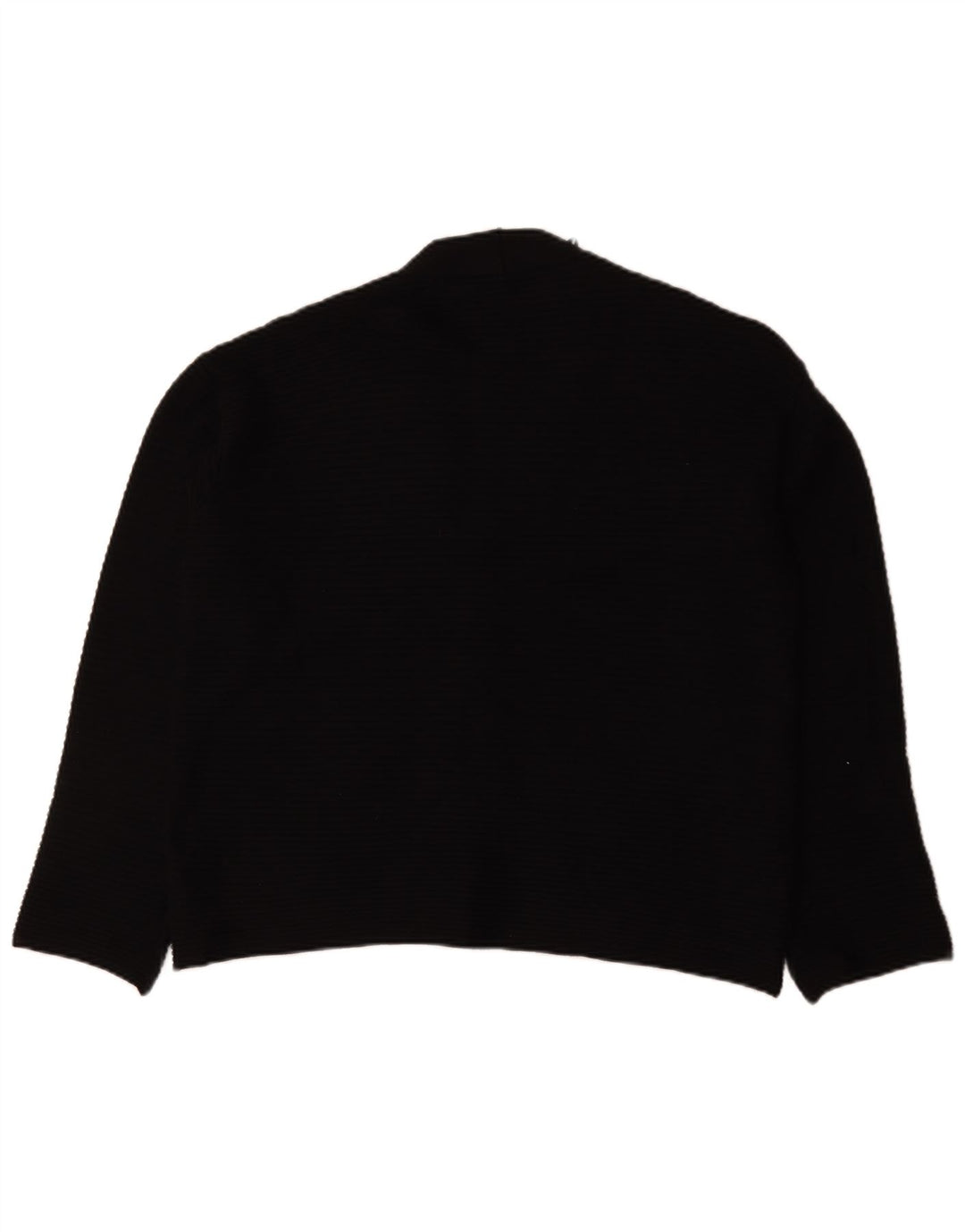 Zara Cardigan surdimensionné pour femme UK 10 Petite viscose noire