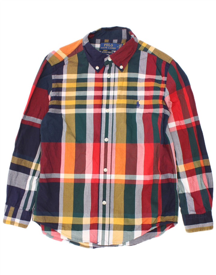 Polo Ralph Lauren Chemise Garçon 6-7 ans Coton à Carreaux Multicolore