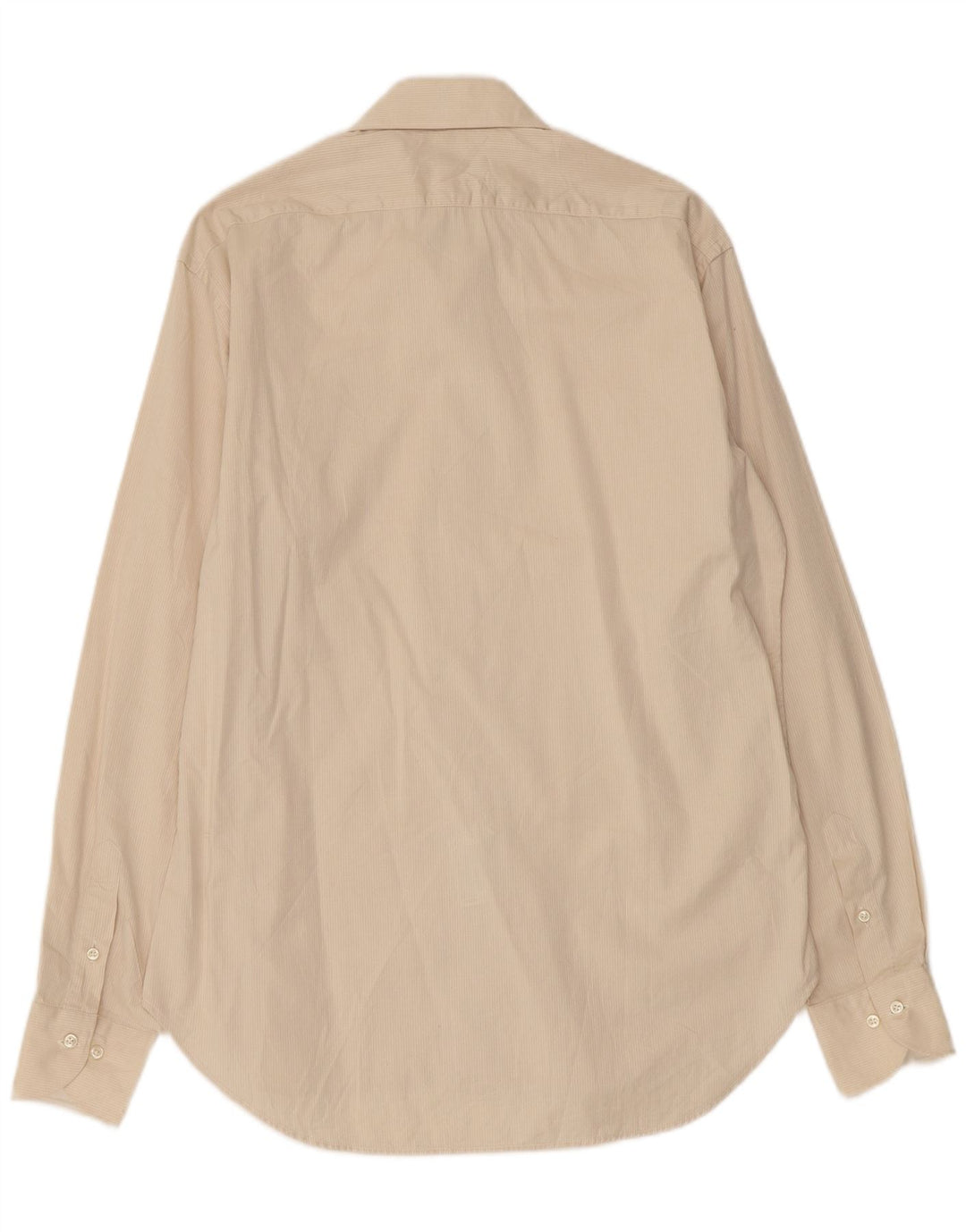 Chemise homme ZARA taille 42 grand coton à fines rayures beige