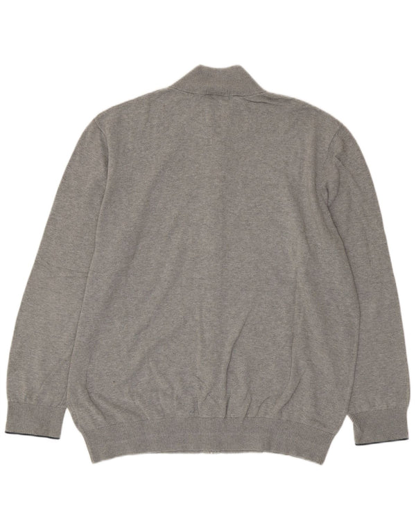 Timberland Pull Cardigan Homme 2XL Gris Coton