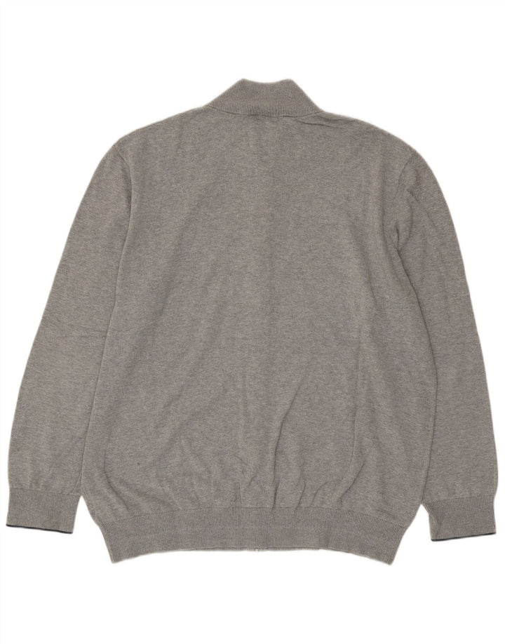 Timberland Pull Cardigan Homme 2XL Gris Coton