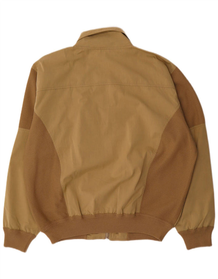Veste Bomber Homme Vintage IT 52 XL Beige Colourblock