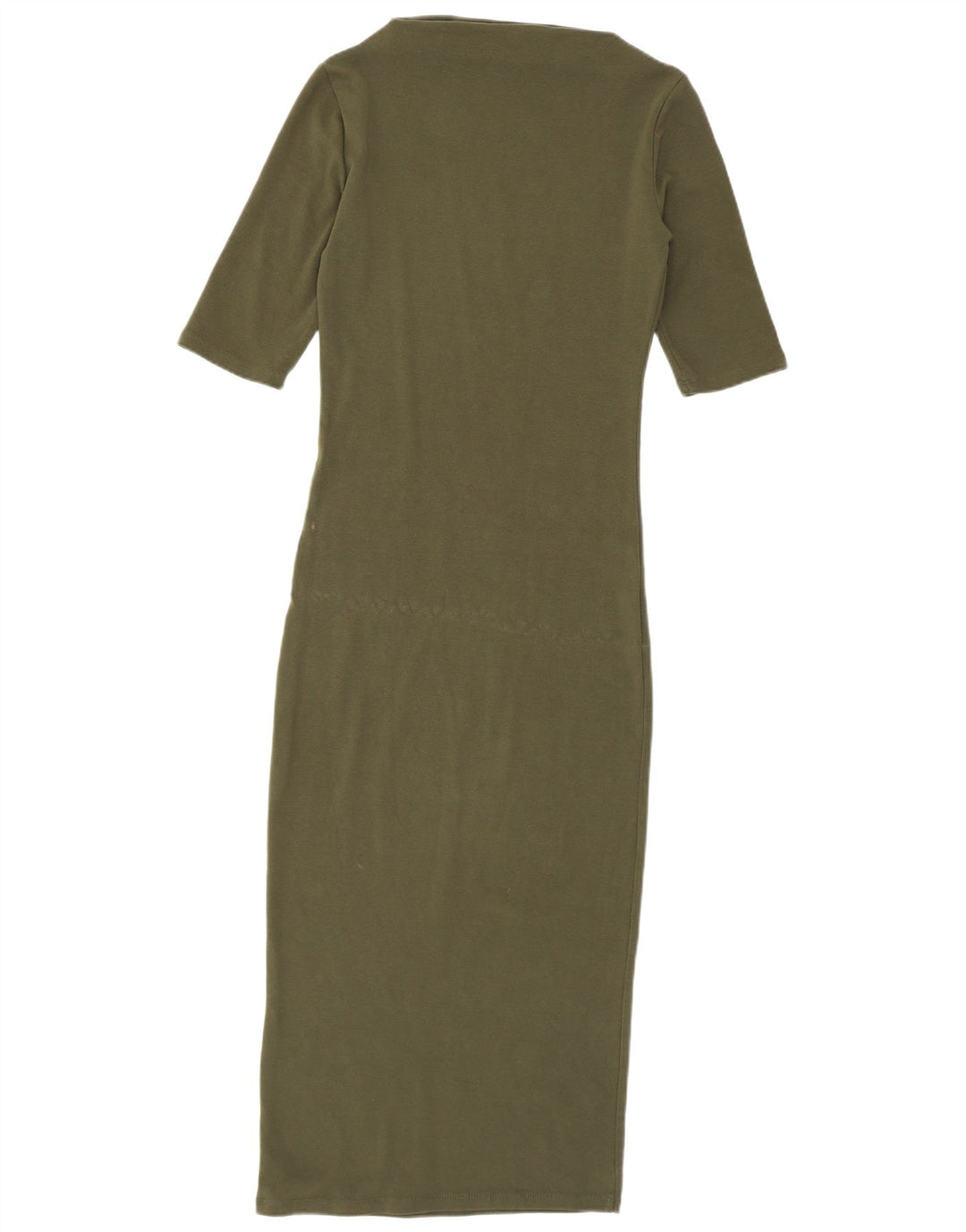 Zara Robe Maxi Femme UK 8 Petit Kaki