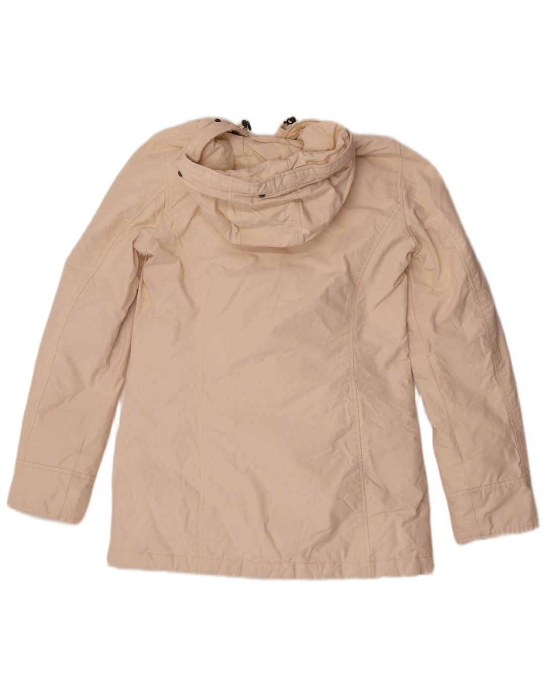 Woolrich Veste matelassée à capuche pour femme UK 10 Small Off White Cotton