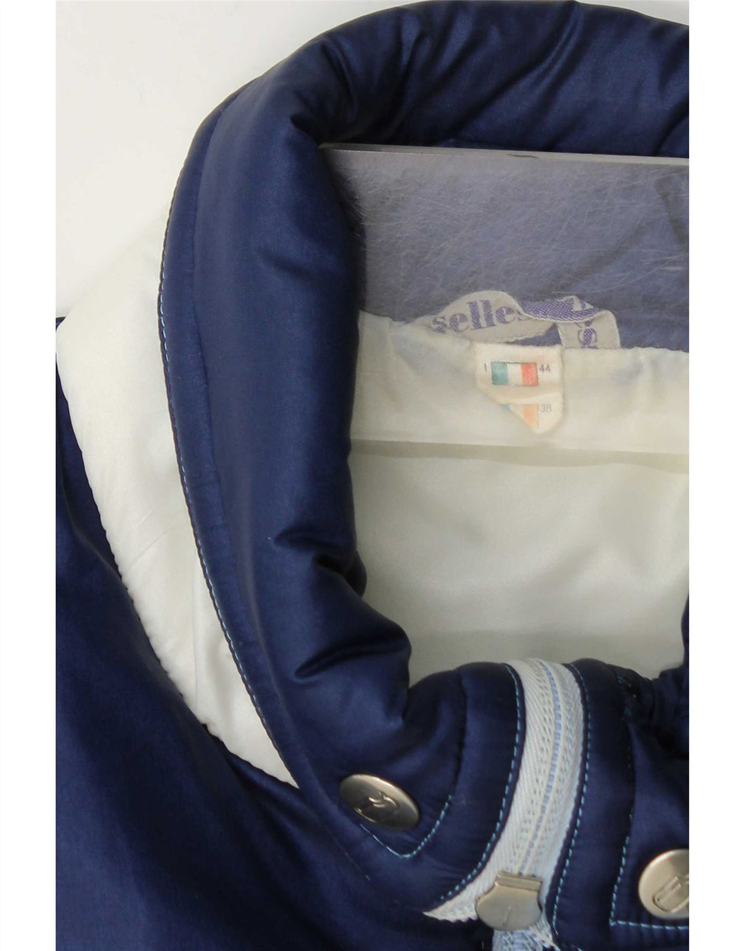 Ellesse Veste matelassée pour femme IT 44 Bleu moyen Colourblock