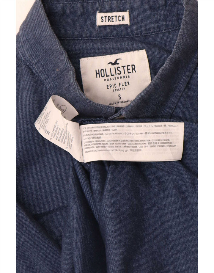 Hollister Chemise Homme Small Bleu Marine Coton