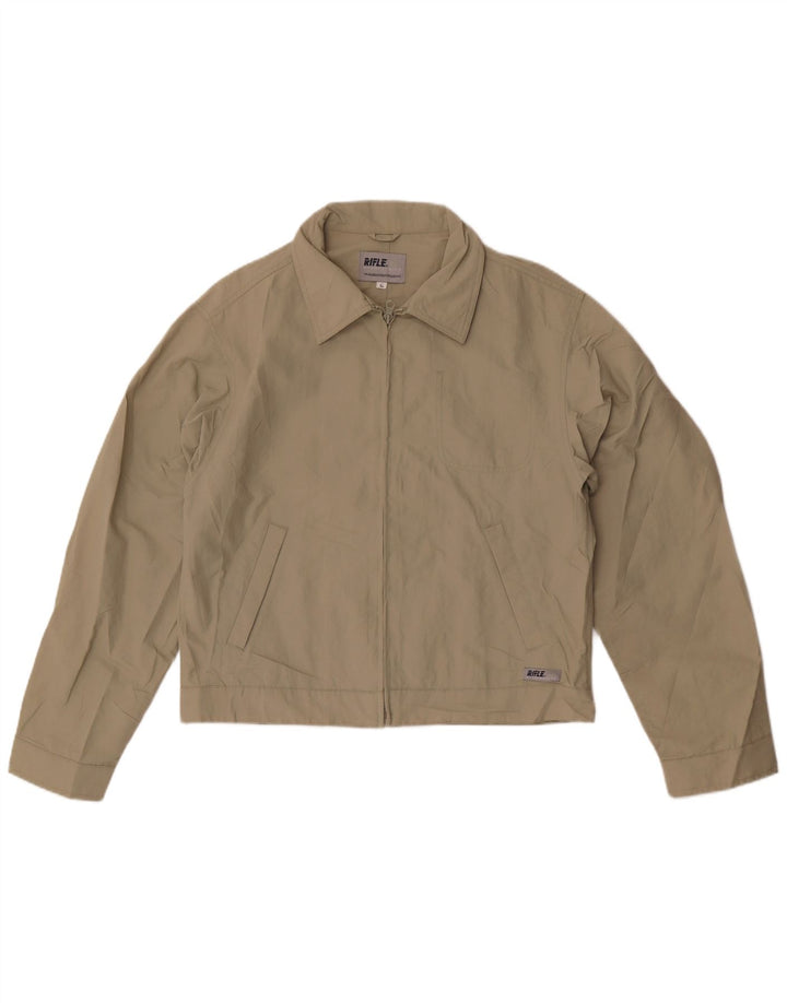 Rifle Mens Bomber Jacket UK 40 Grand Vert Polyamide