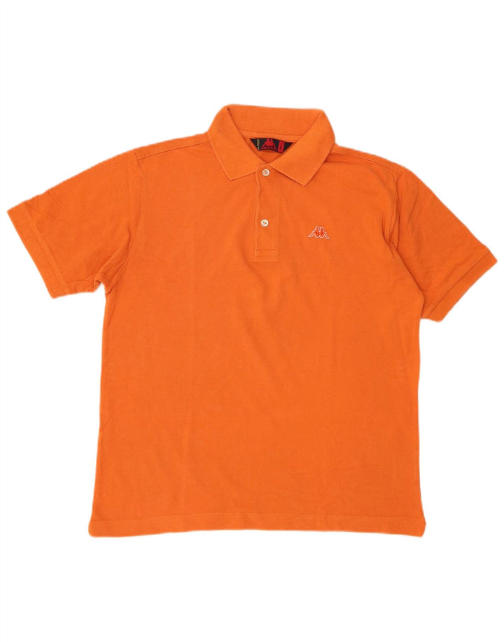 Kappa Polo Homme Petit Orange Coton