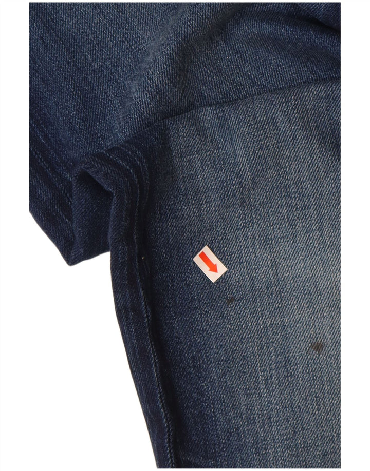 SUPERDRY Jean Slim Copperfill Homme W32 L32 Bleu Marine Coton