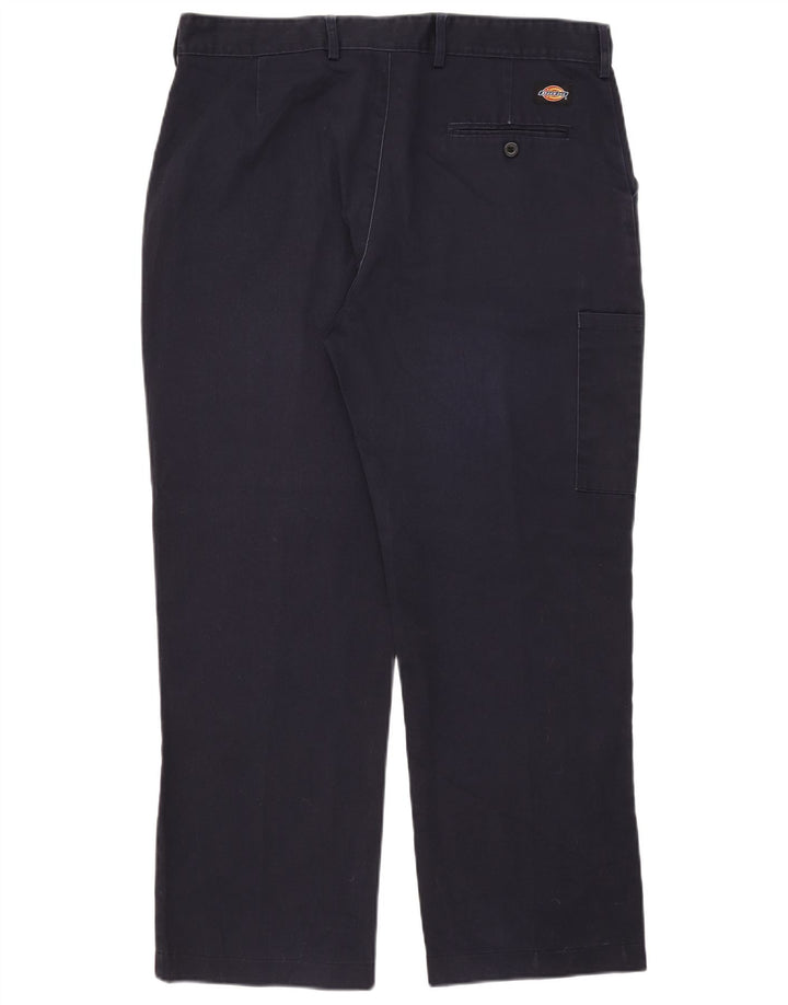 Dickies Pantalon Cargo Droit Homme W38 L28 Bleu Marine Polyester