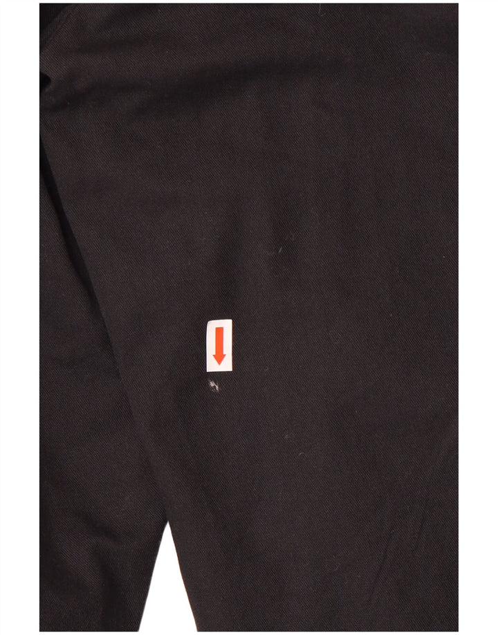 DICKIES Mens Straight Chino Trousers W40 L29 Black Polyester