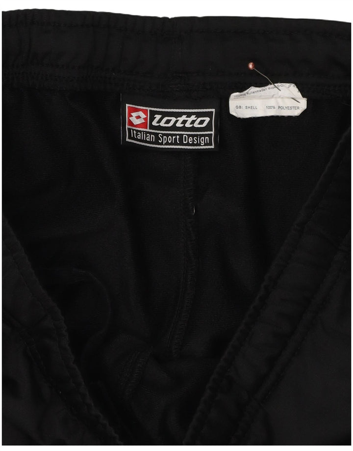 Lotto Pantalon De Survêtement Graphique Homme Noir Moyen Polyester Colorblock