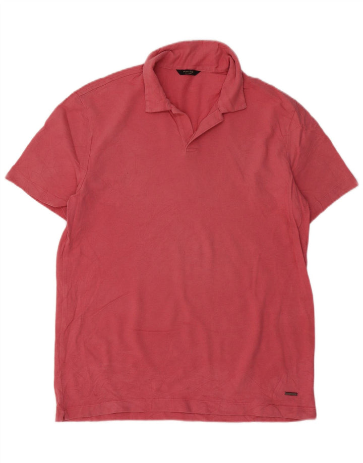 MASSIMO DUTTI Polo Homme Rose Moyen