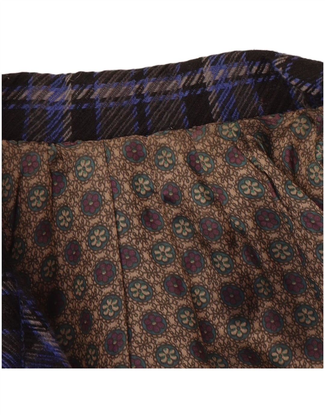 VINTAGE Femmes Surdimensionné 3 Bouton Blazer Veste UK 18 XL Bleu Check