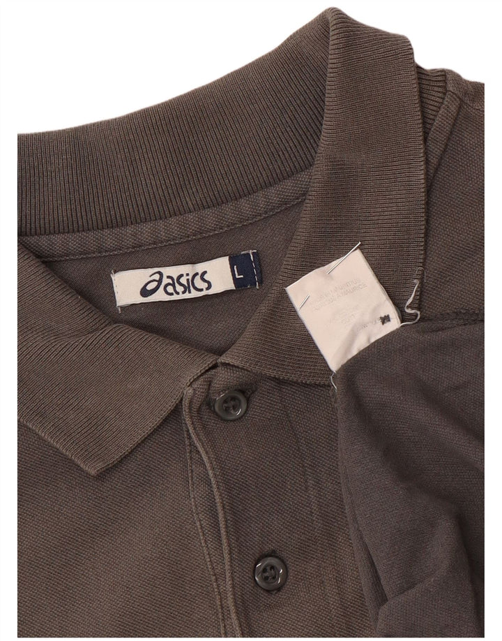 Asics Polo Homme Grand Gris Coton