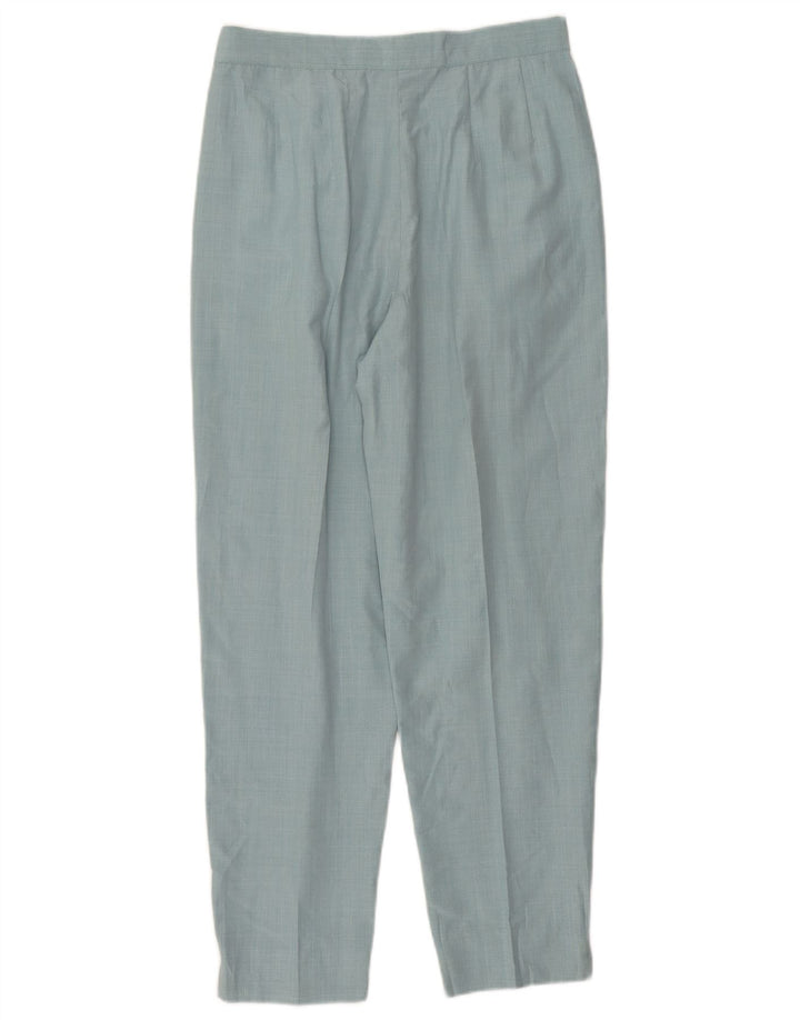 Belfe & Belfe Pantalon de costume fuselé pour femme IT 44 Medium W28 L27 Rayonne bleue