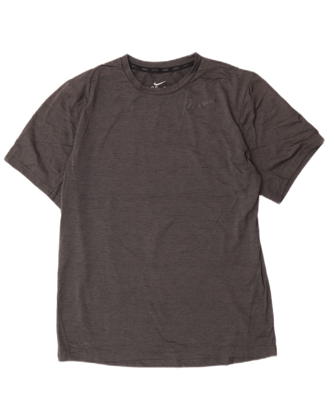 Nike Hommes Dri Fit T-Shirt Haut Petit Gris Moucheté Polyester