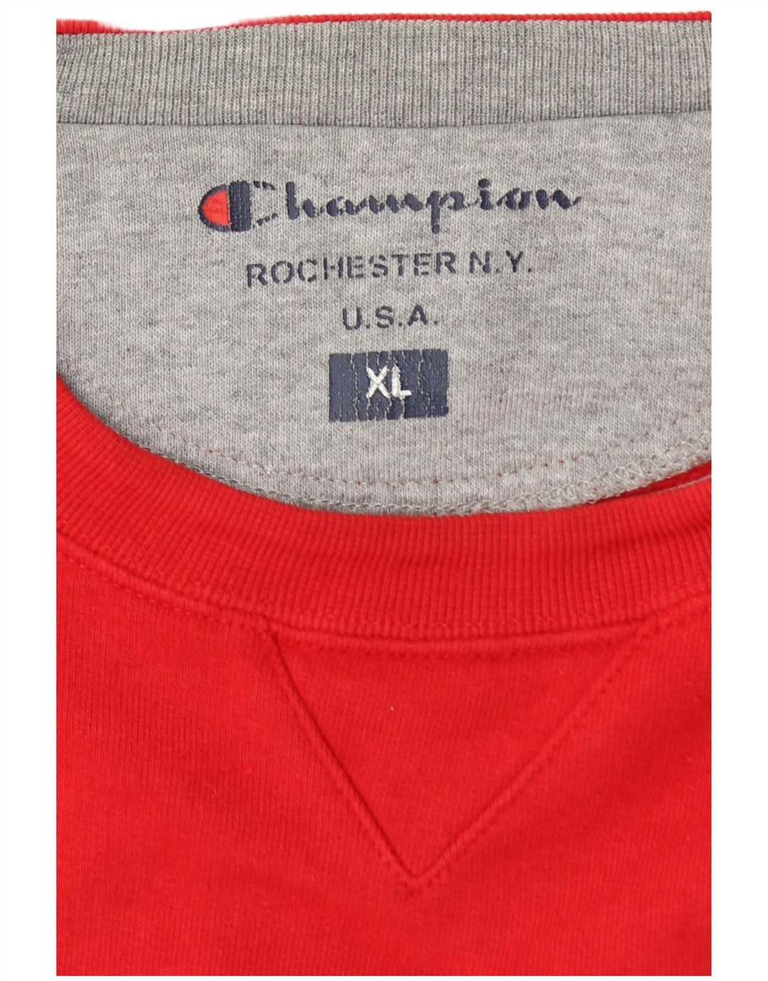 CHAMPION Sweat-Shirt Graphique Homme XL Rouge