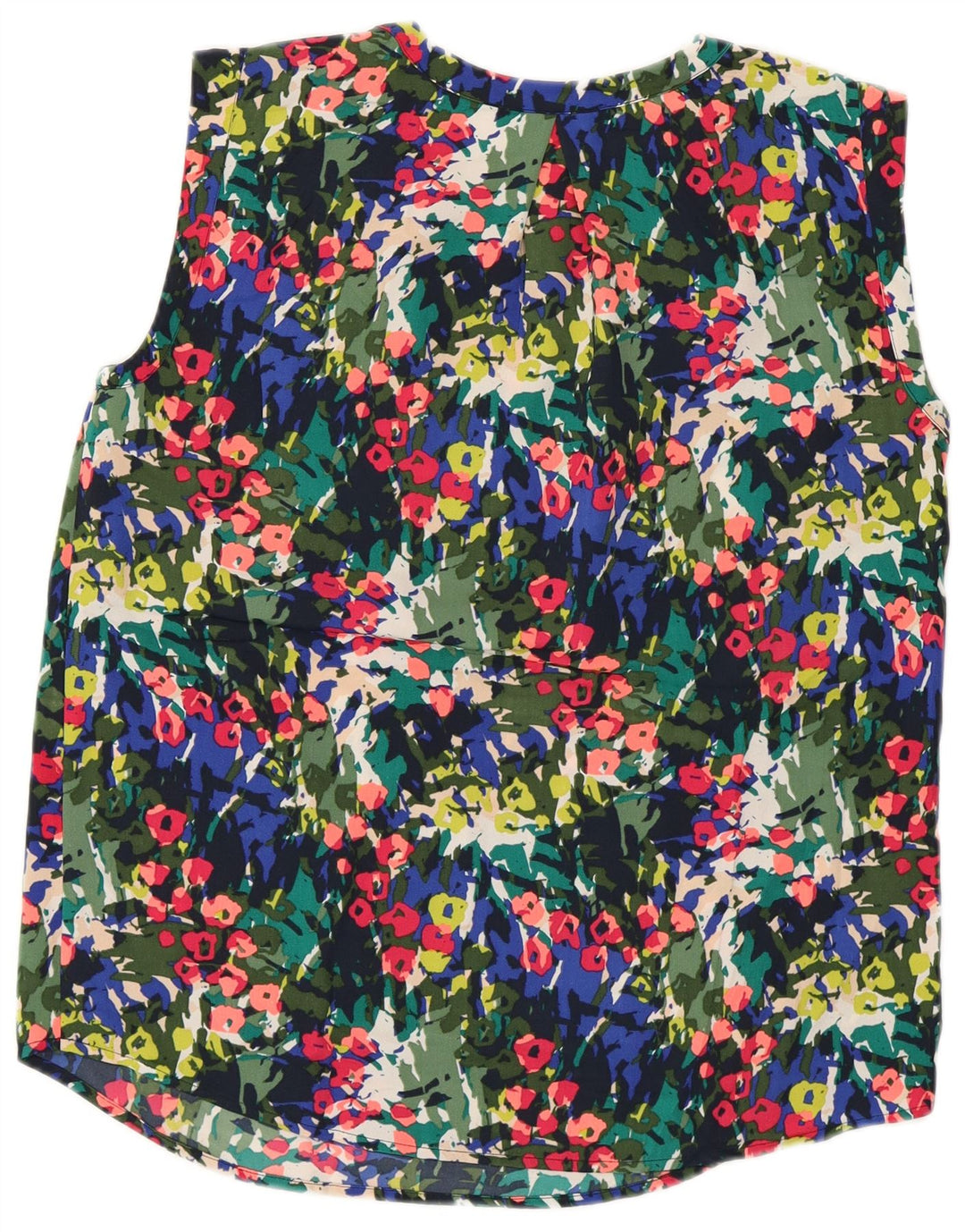 J. CREW Chemisier sans manches pour femme US 4 Petit motif floral multicolore