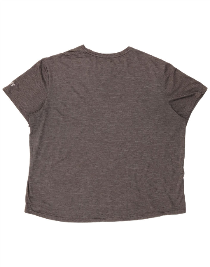 RUSSELL ATHLETIC T-Shirt Homme Haut 2XL Gris Polyester