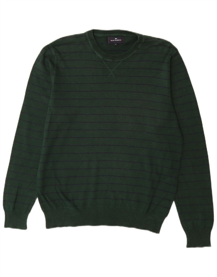 MARKS & SPENCER Pull Col Ras du Cou Blue Harbor Homme Vert Moyen