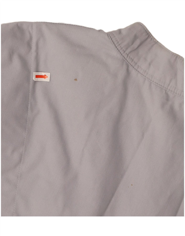 VINTAGE Mens Bomber Jacket IT 36 Small Grey