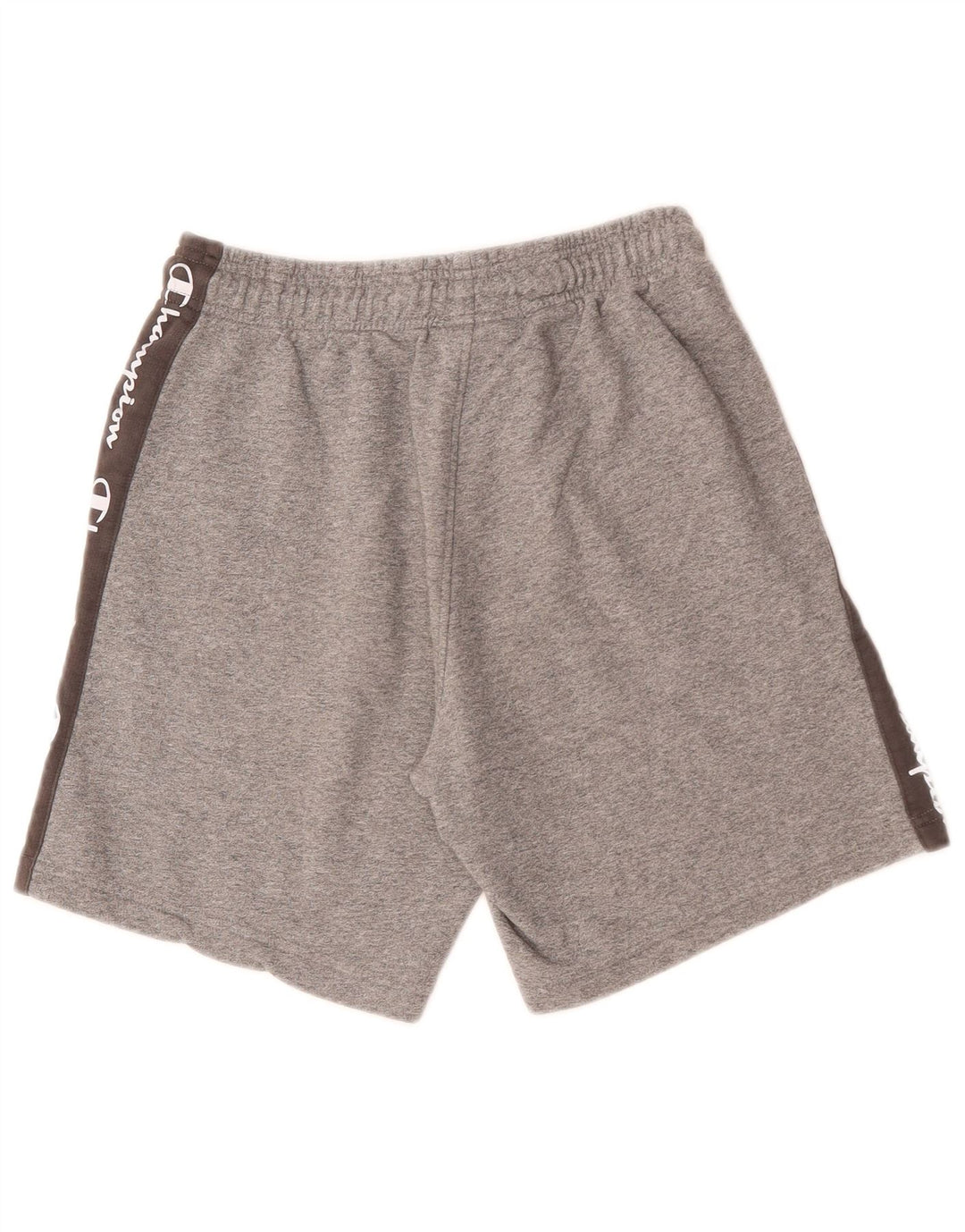 Champion Short de Sport Graphique Homme Petit Gris Coton Colorblock