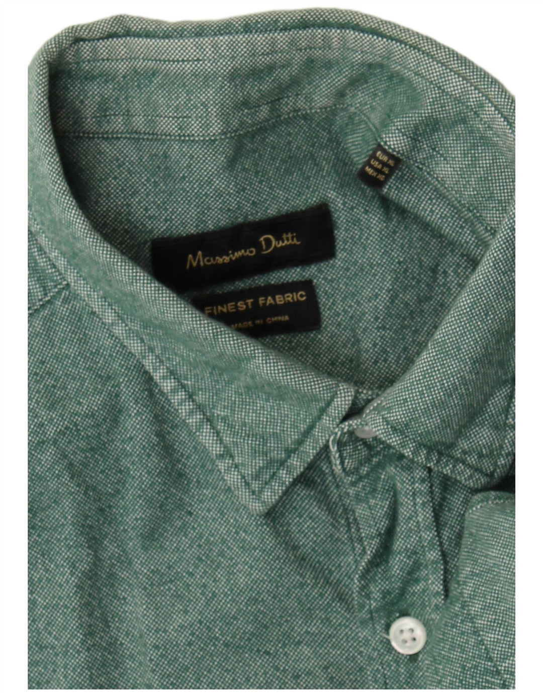 Massimo Dutti Chemise Homme XL Vert