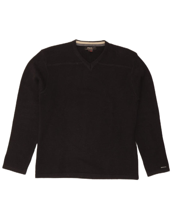 Sixty Pull col V pour homme en acrylique noir Large