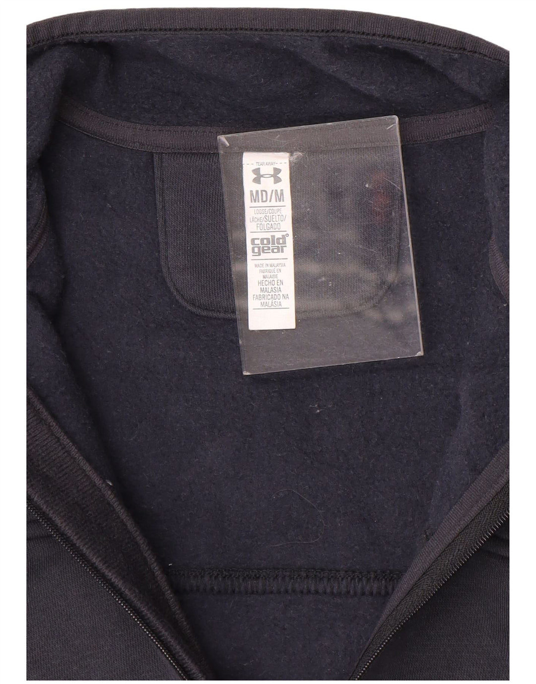 UNDER ARMOUR Sweat Cold Gear Zip Neck Homme Bleu Marine Moyen