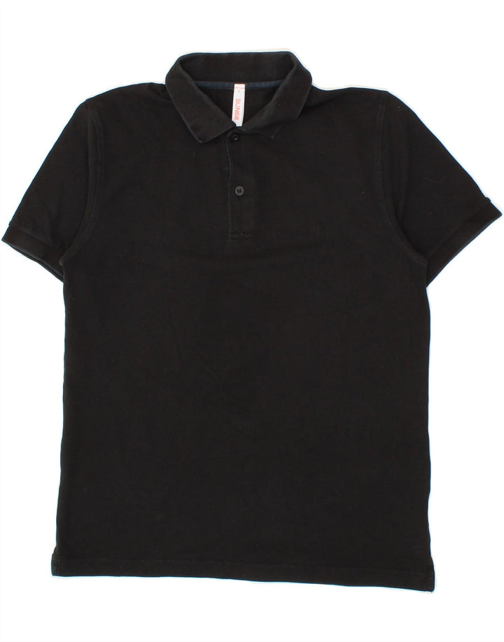 SUN68 Mens Polo Shirt Small Black Cotton Vintage Sun68 and Second-Hand Sun68 from Messina Hembry 