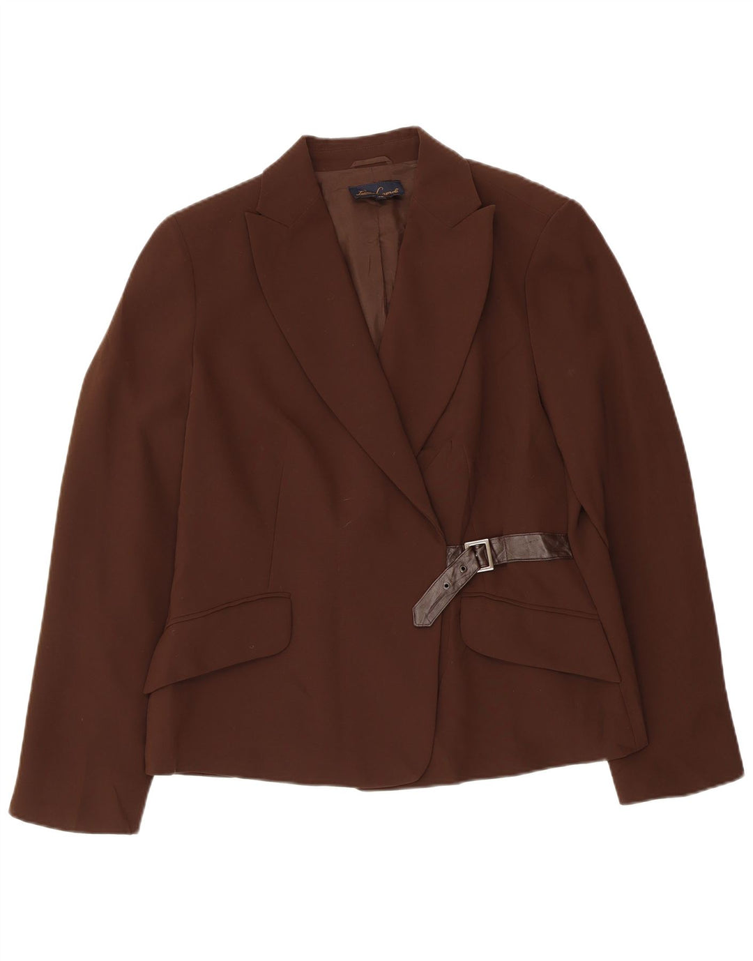 LUISA SPAGNOLI Veste Blazer Femme IT 48 XL Marron Polyester