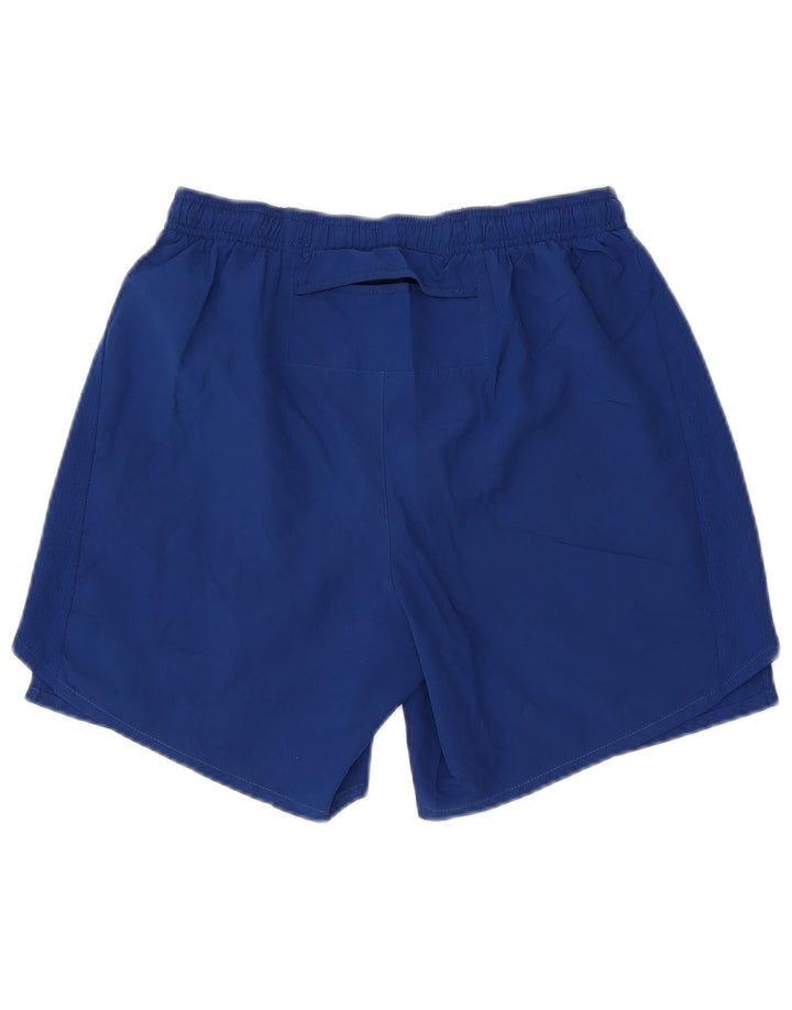 NIKE Short de Sport Dri Fit Graphic Homme Bleu Moyen Polyester