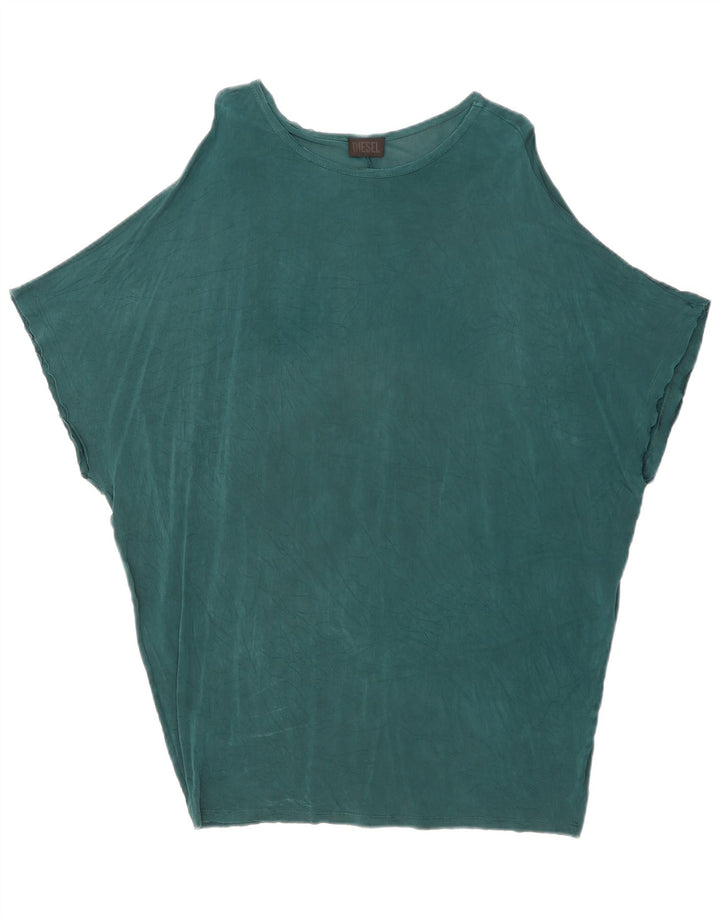 Diesel Chemisier chauve-souris pour femme UK 14 Vert moyen