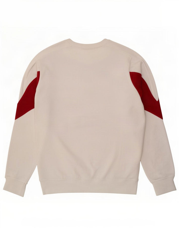 Champion Sweat-shirt pour homme en coton color block blanc moyen