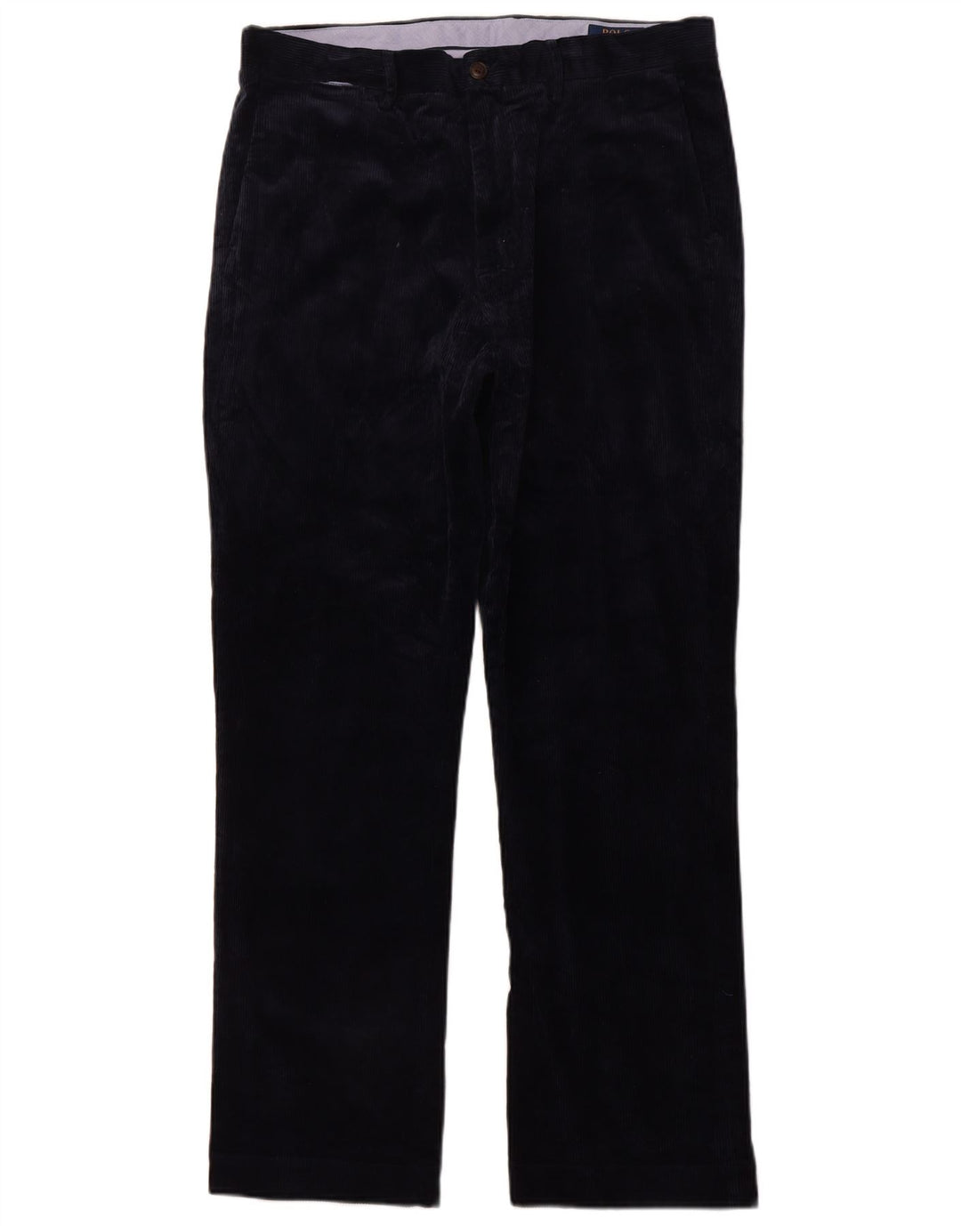 POLO RALPH LAUREN Pantalon en velours côtelé coupe classique pour homme W34 L32 Bleu marine