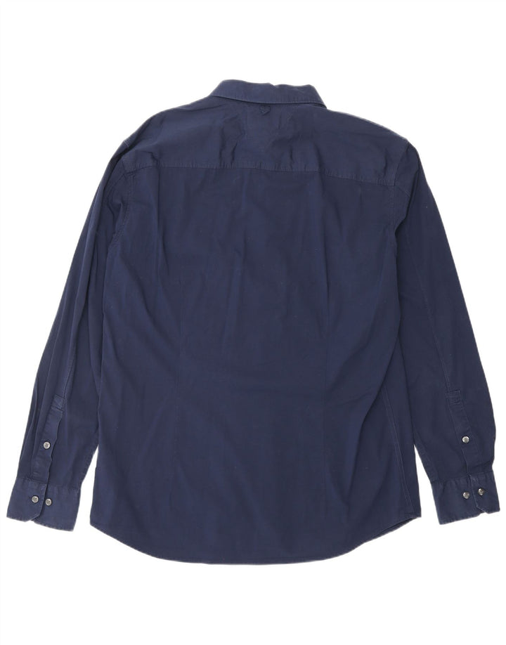 TOMMY HILFIGER Chemise Slim Fit Homme Bleu Marine Coton