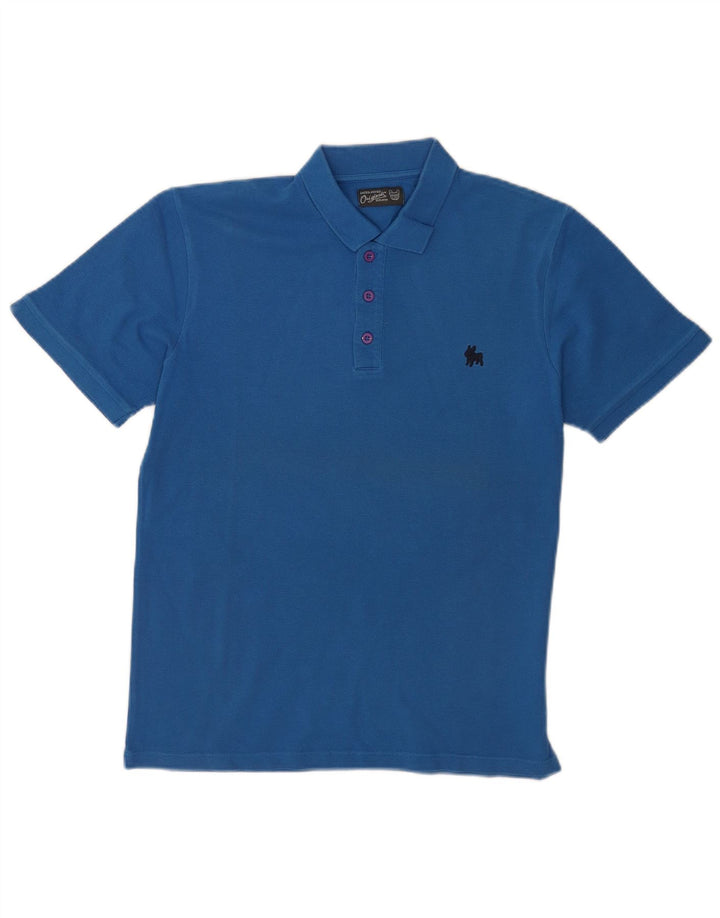 Jack & Jones Polo Homme Bleu Moyen Coton