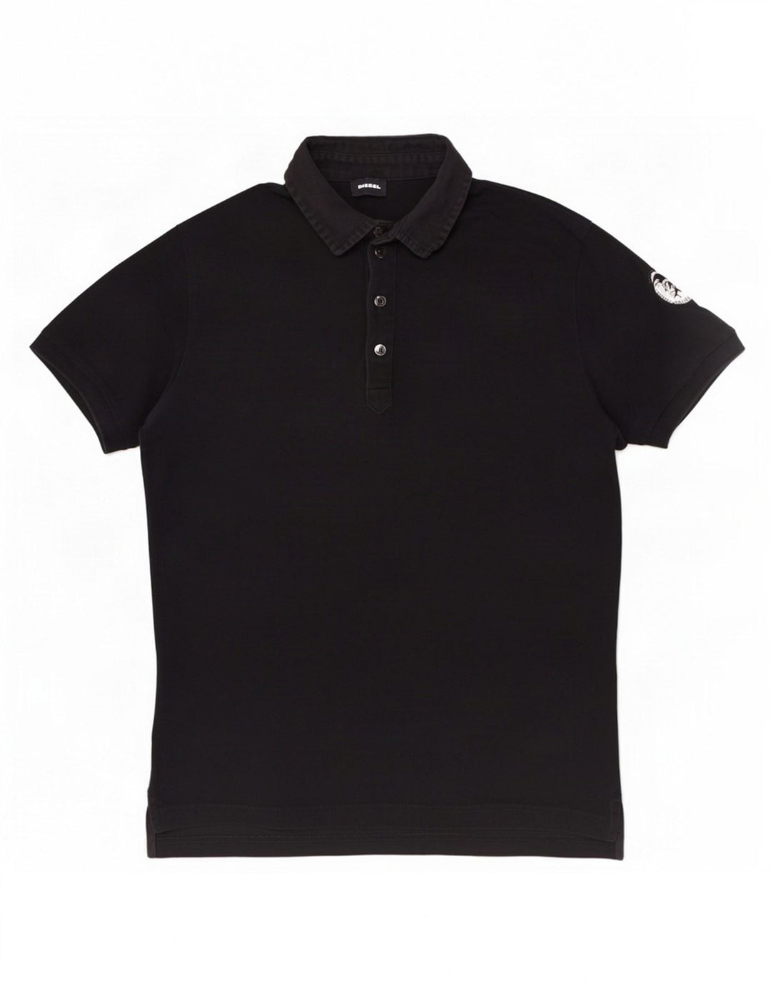 Polo Diesel Homme Noir Moyen Coton