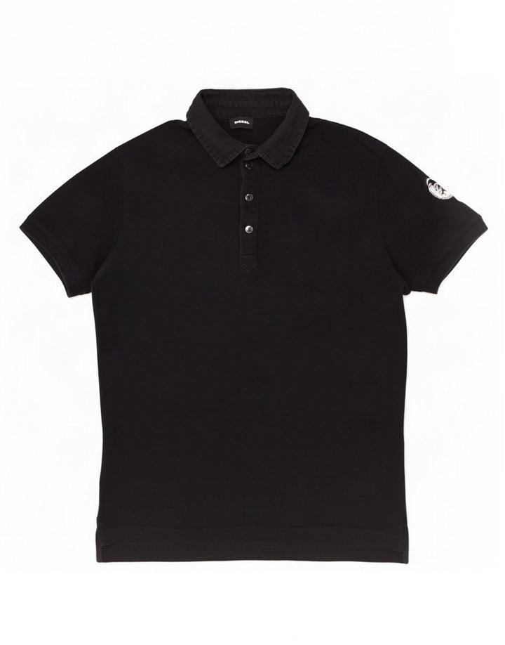 Polo Diesel Homme Noir Moyen Coton