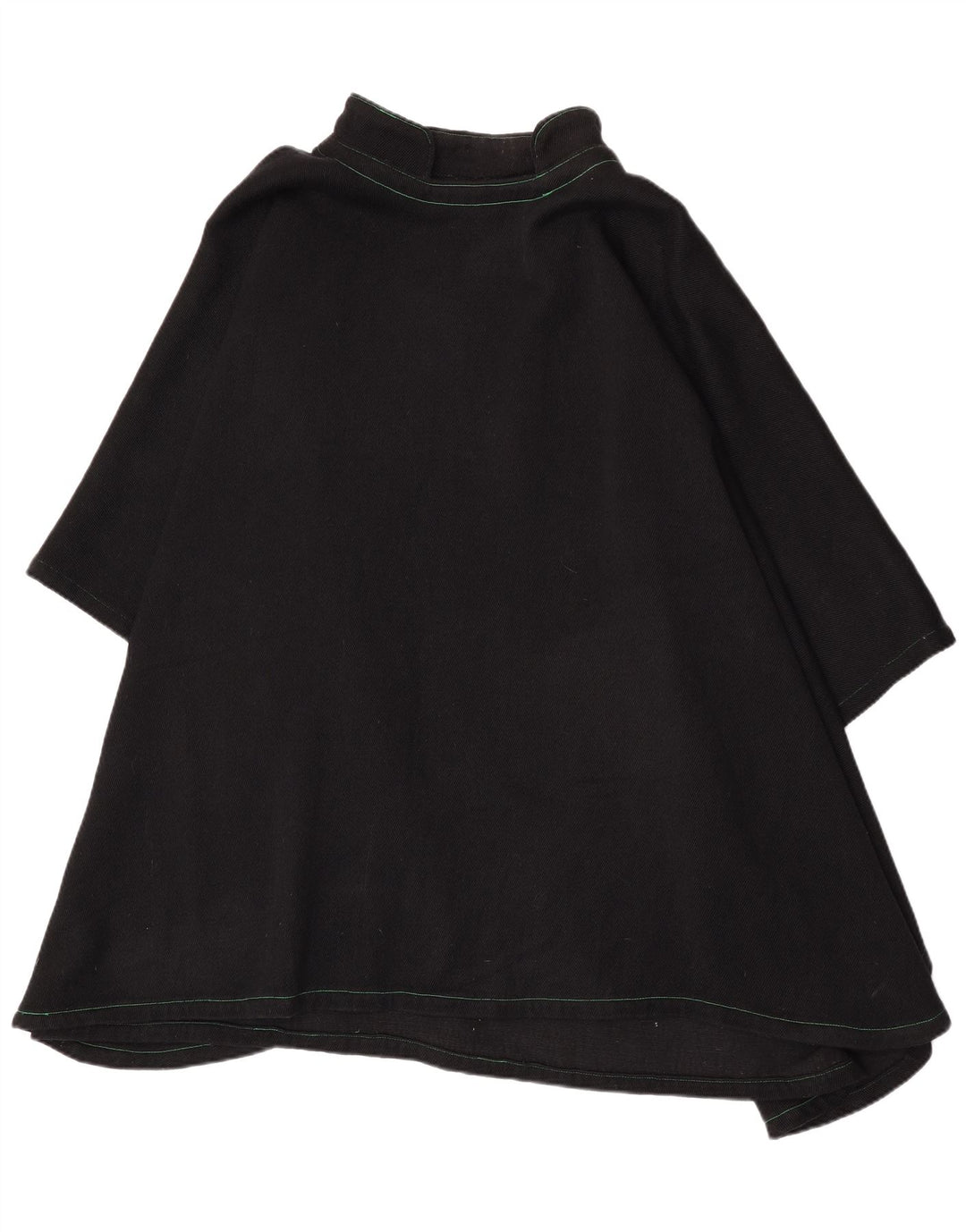 Robe Poncho Femme Vintage Taille Unique Noir