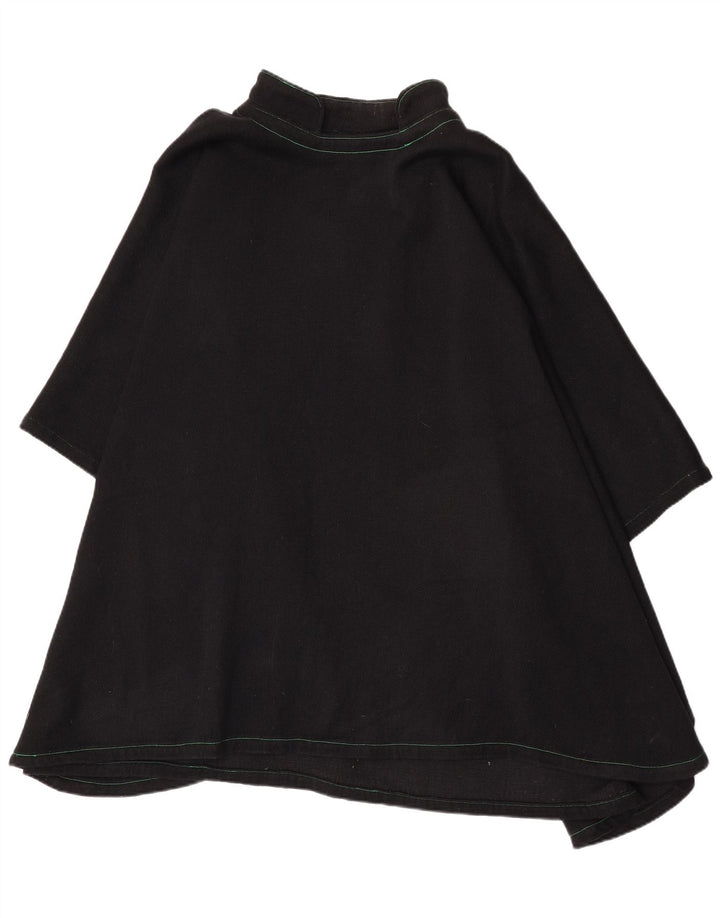 Robe Poncho Femme Vintage Taille Unique Noir