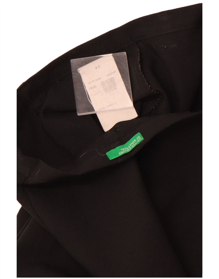BENETTON Pantalon décontracté fuselé pour femme IT 44 Medium W30 L27 Noir