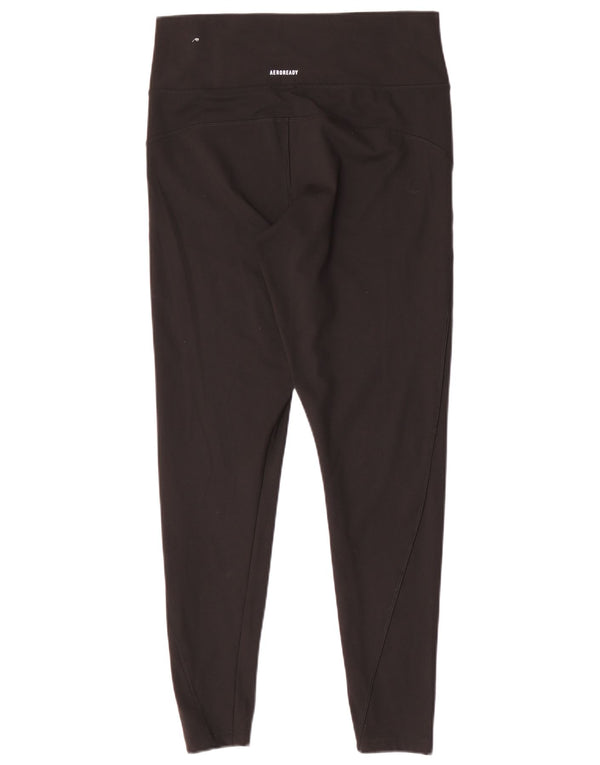 Adidas Legging moulant pour femme UK 16/18 Large Noir Polyester