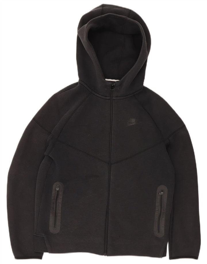 NIKE Pull à capuche zippé pour garçon 13-14 ans XL Noir Coton