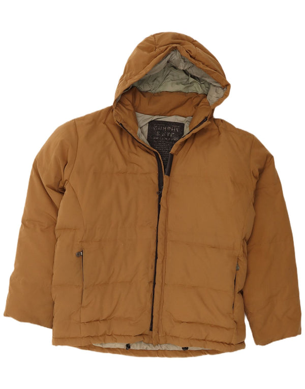 Murphy & Nye Veste matelassée à capuche pour homme UK 42 2XL Beige Polyester