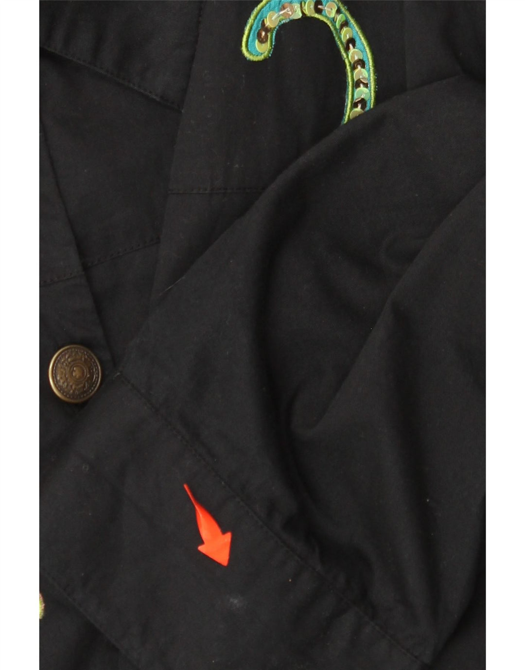 INDIGO MOON Veste bomber surdimensionnée pour femme UK 22 3XL Papillon noir