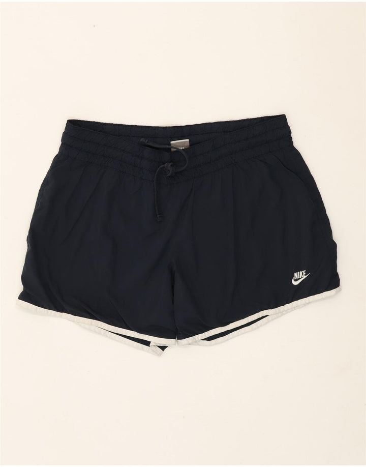 Nike Short de sport pour femme US 12/14 Large Bleu marine
