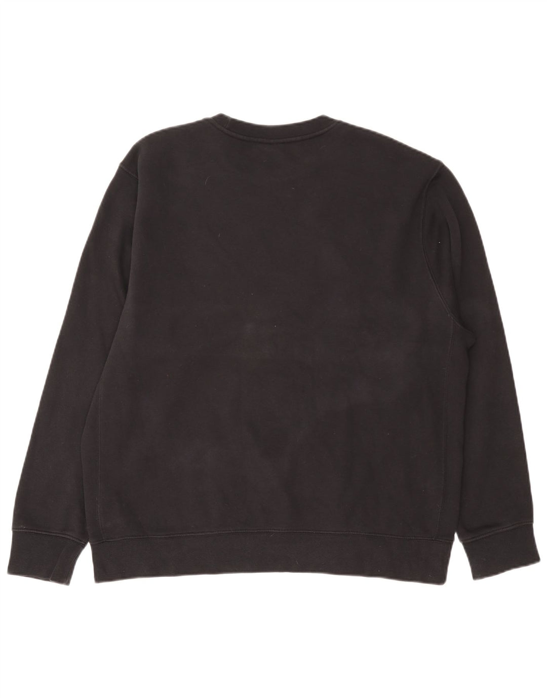 Nike Sweat-shirt pour homme en coton noir Taille L