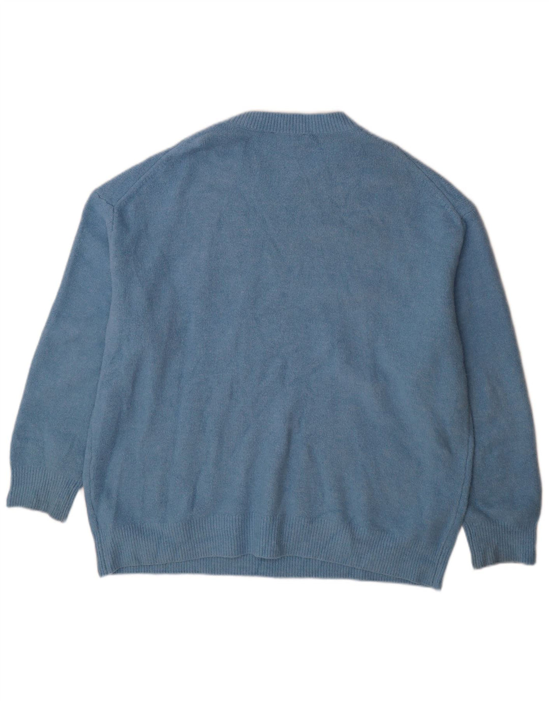 Zara Pull Col Ras Du Cou Homme Bleu Moyen